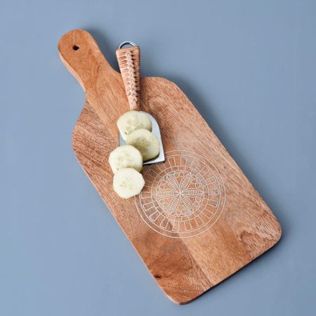 Handmade Wooden Chopping Board for Meat Cheese and Vegetables